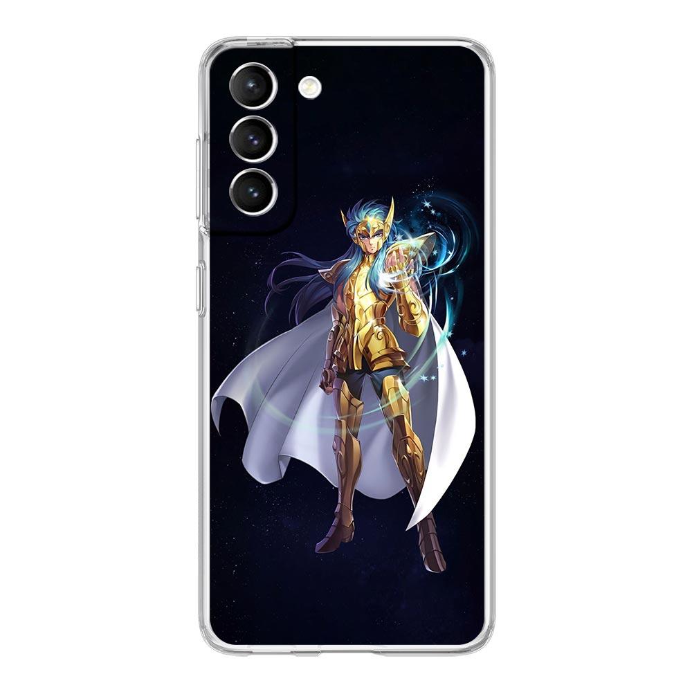 Чехол для телефона Saint Seiya Virgo Shaka для Samsung Galaxy S22 5G S20 Ultra S21 FE 5G S10E S9 S8 S10 Plus Note 20 10, мягкий прозрачный чехол