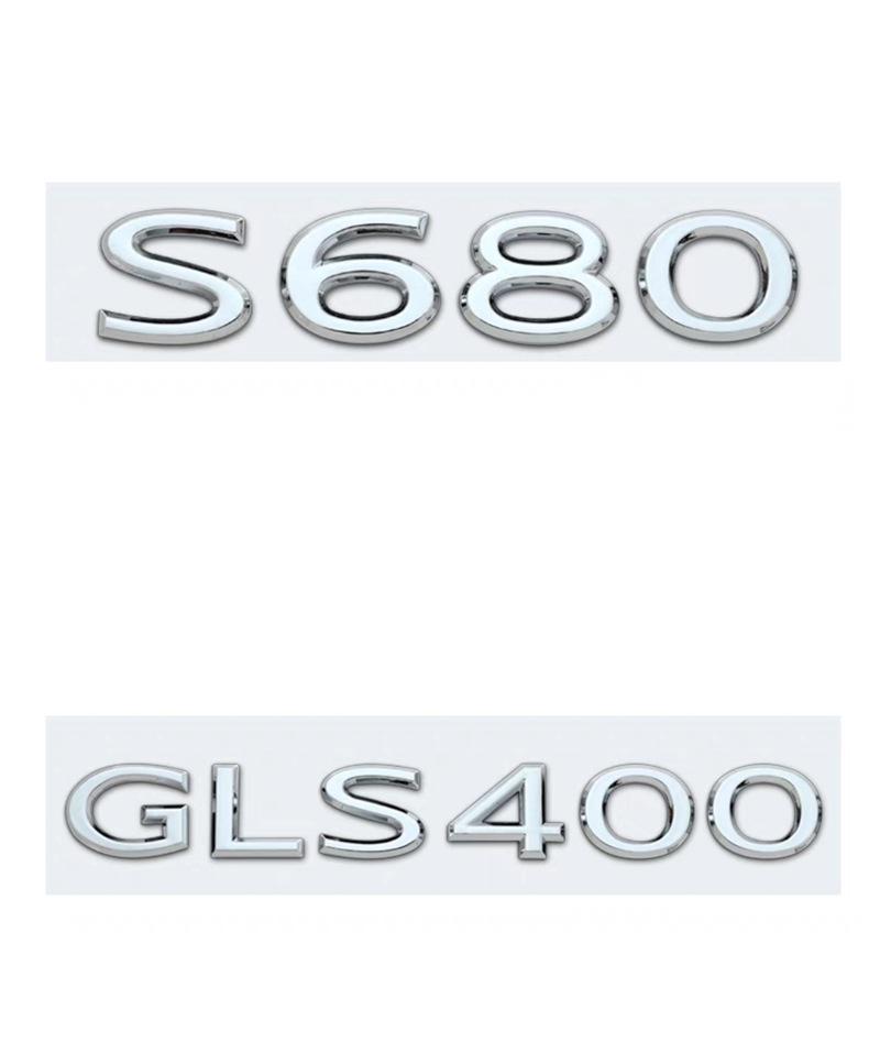 Буквенная эмблема автомобиля Mercedes-Maybach для S480 S580 S680 GLS480 GLS600 V12