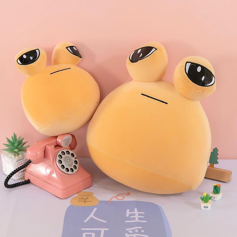 Новая кукла Pou Плюс Мой питомец Инопланетянин Большеглазая Плюшевая игрушка Милая Периферийная кукла Премиум Прочное качество Полезная Практичная