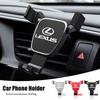 1Pcs Car Phone Holder Gravity Sensing Air Vent Stand Accessories For  Lexus F SPORT GX460 Ct200h IS250 ES 220D IS200 Fsport GS