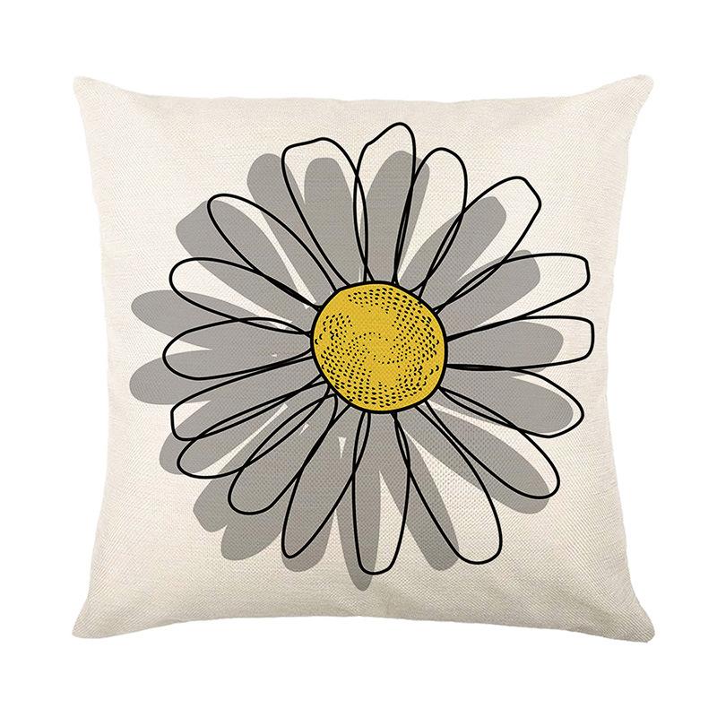 Новая водонепроницаемая наволочка, трехслойная, тонкий лен, масло- и пятноотталкивающая, уличная наволочка с геометрическим принтом