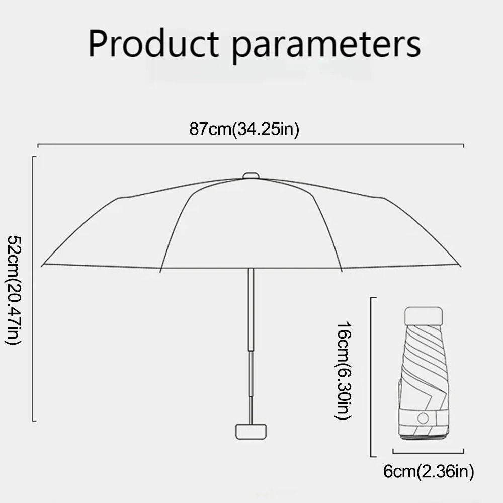 Пятислойный мини-зонт от солнца UPF50, ручной зонт-парасоль, практичный складной карманный зонт для улицы