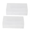 2PCS 2*2070021700 Battery Box Container NonWaterproof Battery Storage Box