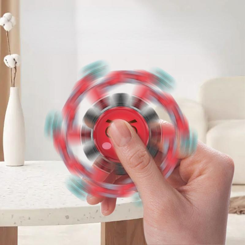 Светящийся сменный механический кончик пальца гироскоп декомпрессионный палец гироскоп меняющий лицо детские игрушки