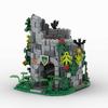 Модель замка MOC, архитектурная смотровая башня - набор игрушек-конструкторов из мелких деталей, 377 деталей - подходит для всех ent
