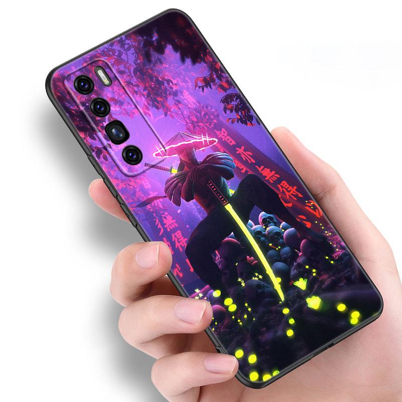 Мягкий чехол Vaporwave Glitch Anime для Huawei NOVA 8 9 Pro 8i 7i 7SE Y60 5T Mate 40 30 20 10 Lite Honor 50 30 Premium Pro Plus 30S