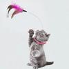 New Hot Product Collar For Cat Teaser Self-Entertainment Cat Toy Neck Collar Feather Bell Cat Toy Pet Supplies