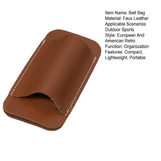 Ножны для поясного ножа из искусственной кожи, карманные складные ножи, кобура для горизонтального ножа, чехол для мультитула для мужчин, походов, рыбалки, кемпинга