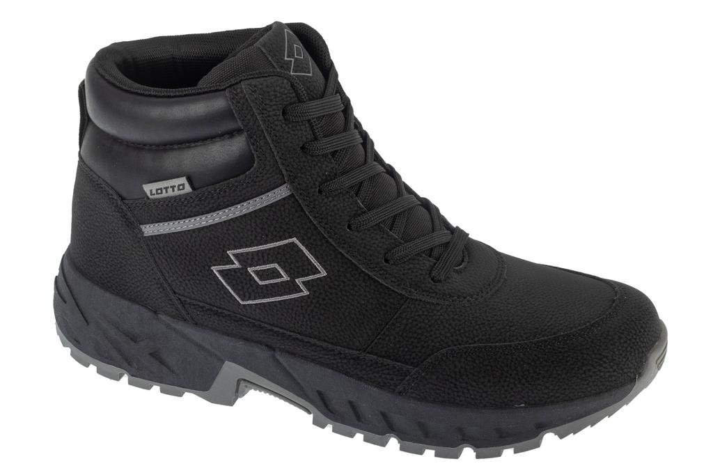 Lotto Evedal Mid, Mens Black Trekking Shoes