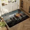 Battlefield Floor Mat Soft Thickened Absorbent Non-Slip Bedroom Living Room Door Mat Home Decor Flannel Rugs