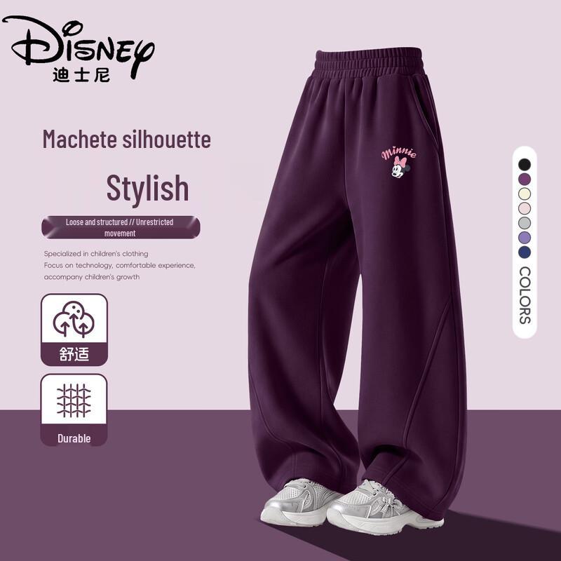 Disney Детские повседневные штаны-джоггеры с мультяшным принтом