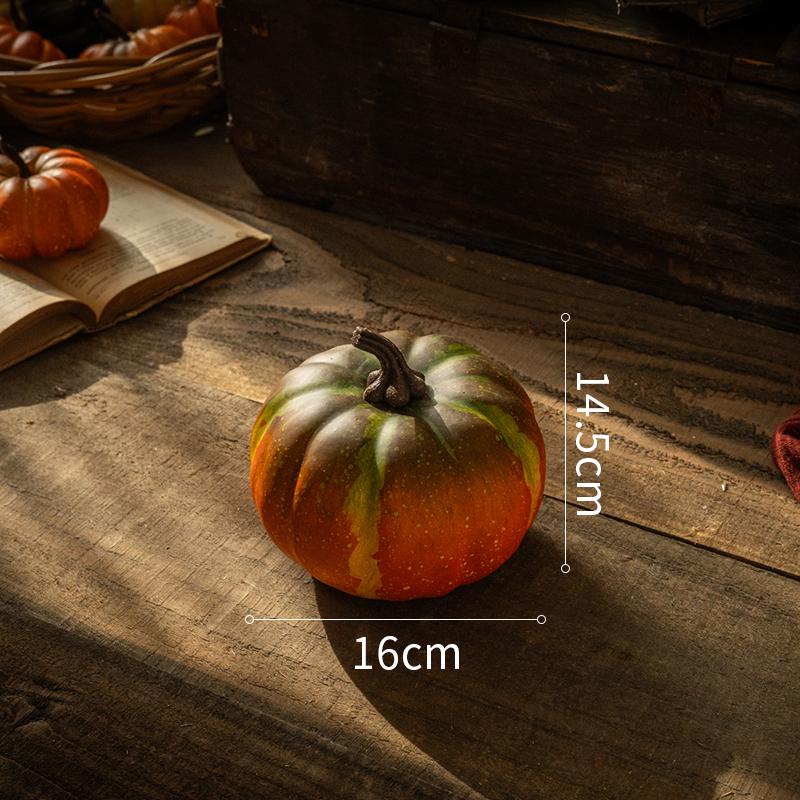 Artificial Pumpkin Ornaments: Farmhouse Harvest Festival Decor for Home & Supermarket