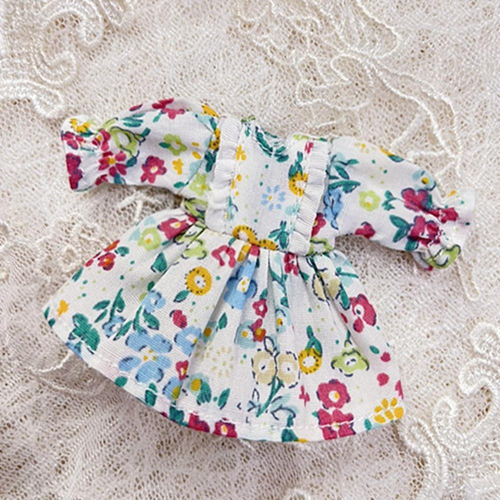 Handmade Dolls Outfits Dresses Fashion Doll Clothes Skirt for 1/11 OB11 Dolls/for 1/12 BJD Dolls