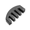 Rubber 4/4 Violin Mute Practice Mute Fiddle Silencer with 5 Prongs