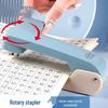 Rotatable Thickened Stapler for Office and Student Use: Staples Large and Center Seams