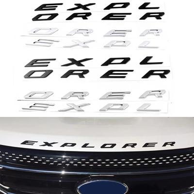 3D ABS EXPLORER буквы логотип эмблема на капоте автомобиля наклейки наклейки для Ford Explorer Sport 2012 2013 2014 2015 2016 2017