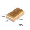 Wooden Handle Ski Waxing Brush Horsehair Brush Snowboard Tool Snowboard Brush  Maintenance Tool