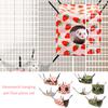 4Pcs Hamster Hammock Set Polyester Ferret Rat Hammock Set Soft Comfortable Hanging Guinea Pig Hideout Bed Small Pet Supplies