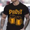 Beer Celebration Graphic Design Gifts T-shirt Men Cheers Beers Print Summer Casual Tops Man Beer Lover Essential Classic Tops
