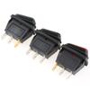 5/20/100PCS 12VLED Light IP67 KCD3 3 Pin  20A On/Off Rectangular Ship Type Long Rocker Switch Waterproof Car Dashboard