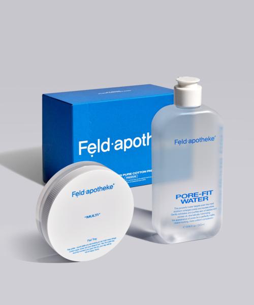 Pore Skin Pack Set (Pore Fit Water + Cotton Pads + Multi Tray)