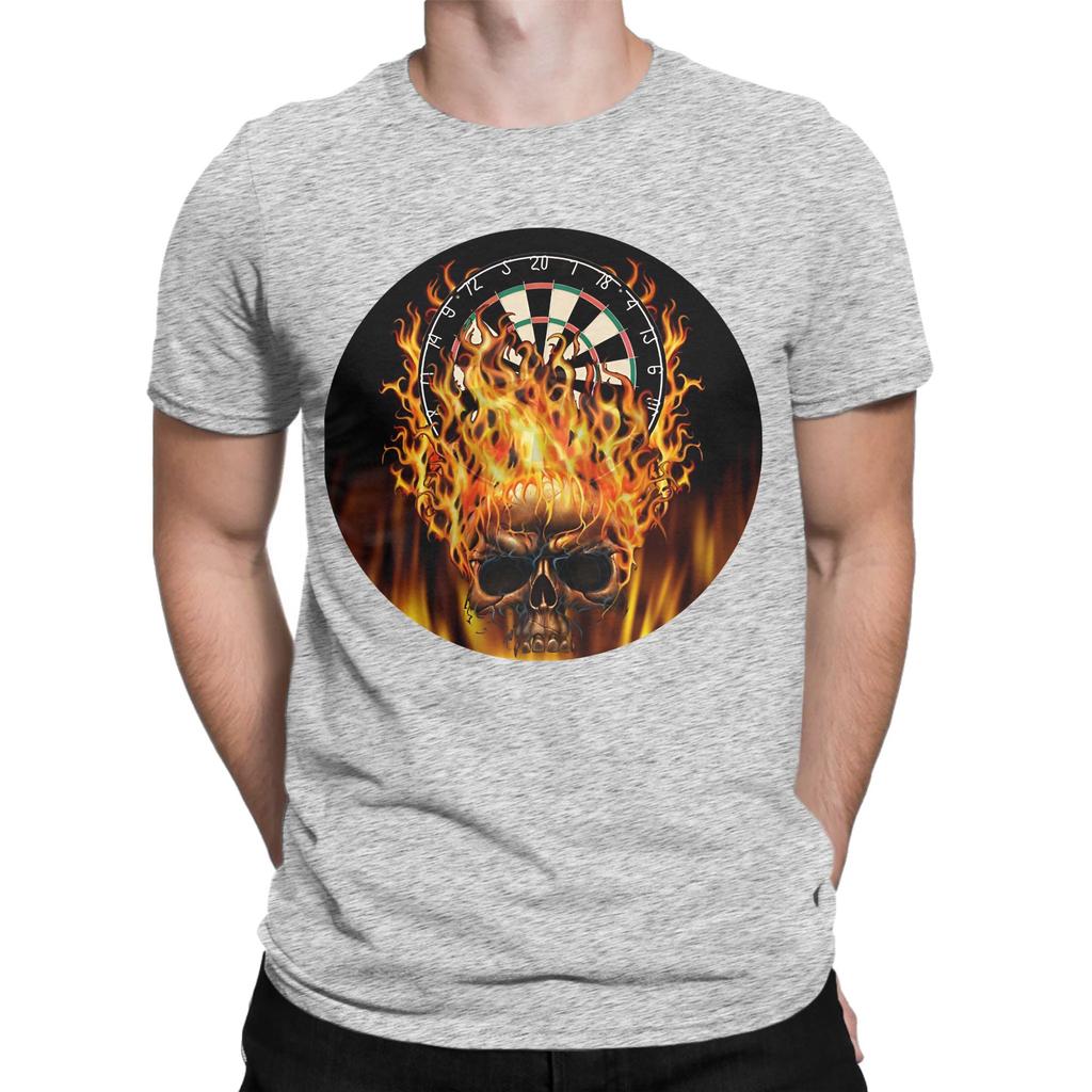 Classic Funny 100 Cotton Tshirt Darts Dartboard Tops Tees For Unisex