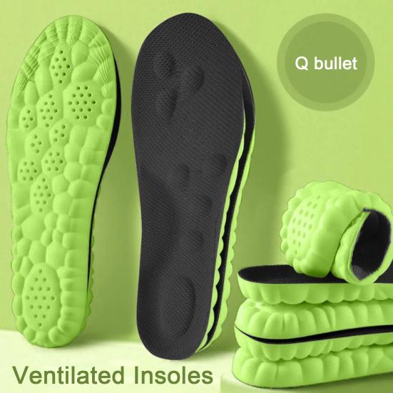 Arch Support Insoles for Foot Fatigue Relief Shock Absorbing Insoles Breathable Sweat-Absorbing