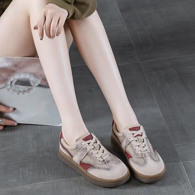 Ретро женский осенний новый кожаный повседневный спортивный женский