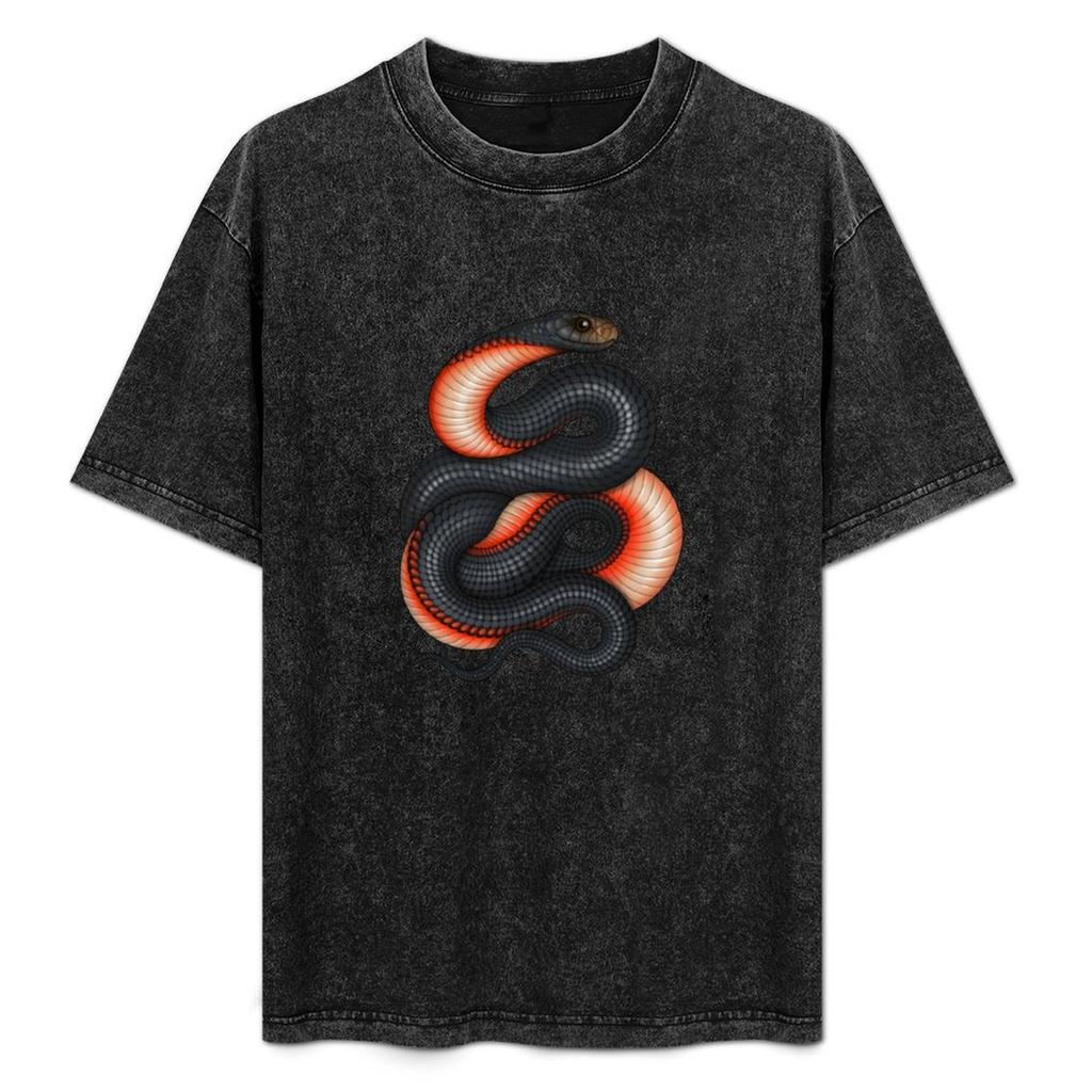 Redbellied Black Snake Tshirt Casual Basic Street Style Tshirt