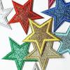 14/17 Pcs Sparkle Iron On Patches Colorful DIY Glitter Patch Creative Embroidery Patch  DIY Craft