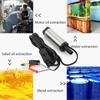 Oil Pump 45L/Min DC12V Electric Fuel Transfer Pump Water Oil Transfer Refueling Submersible Pumps for Engine Boat Motorbike Cars