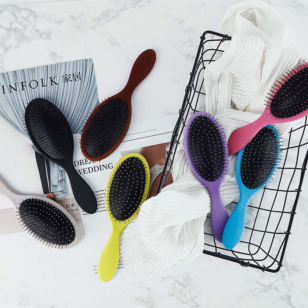 Air Cushion Massage Hair Comb Fluffy Airbag Curly Hair Comb Nylon Silk Oval Women's Anti Knot Hair Comb Hair Care Comb