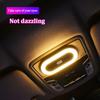 2Color Magnetic Touch Light Car Roof Interior Light USB Rechargeable Yellow Changing Ceiling Reading Light Atmosphere Night Lamp