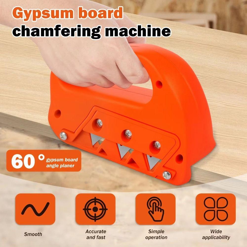45° /60° Angle Gypsum Board Hand Plane Sharp Edge Edge Chamfering Tool Cleaning and Cutting