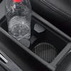 BESULEN Car Cup Holder Coaster, 2 PCS Carbon Fiber Non-Slip Embedded Coasters, Universal 2.75 Inch Cup Holder ert Coaster Pad, Sports Racing Durable