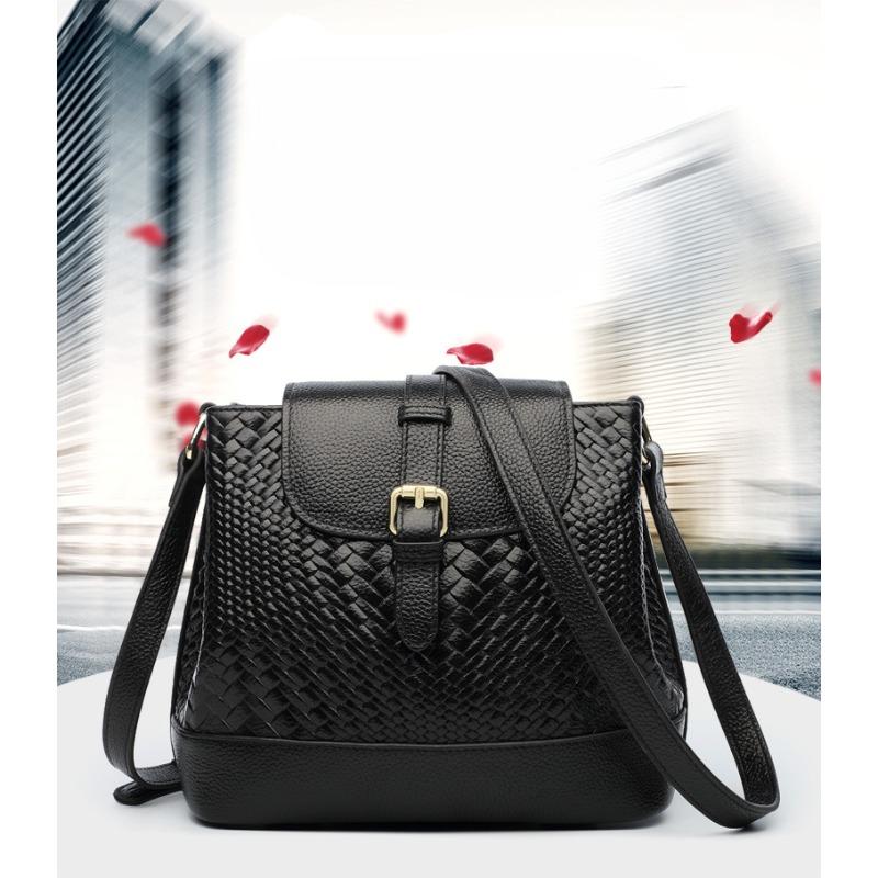 Women's Bag New Temperament One-shoulder Crossbody Bag for Women's Fashionable and Versatile Large Capacity Cowhide Bag