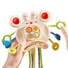 Montessori Sensory Development Baby Toys Pull String Finger Grasp Training Early Learning Education Toys For 6-24 Months Baby