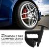 Черный автомобильный шиномонтажный помощник для фиксации колеса Запчасти для смены шин