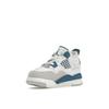 Air Jordan 4 Retro TD Military Blue 2024 Baby Sneakers White Off-White Neutral-Grey BQ7670-141