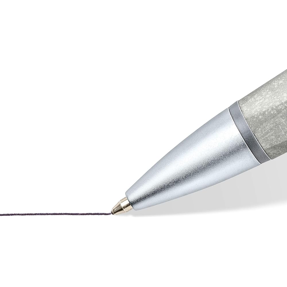 Шариковая ручка Staedtler Concrete 0.7 мм, на масляной основе, серая