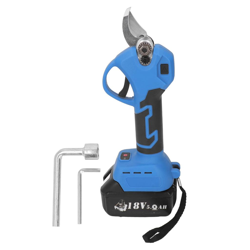 Беспроводной электрический секатор с низким уровнем шума, эргономичная ручка, резак для веток деревьев из высокоуглеродистой стали