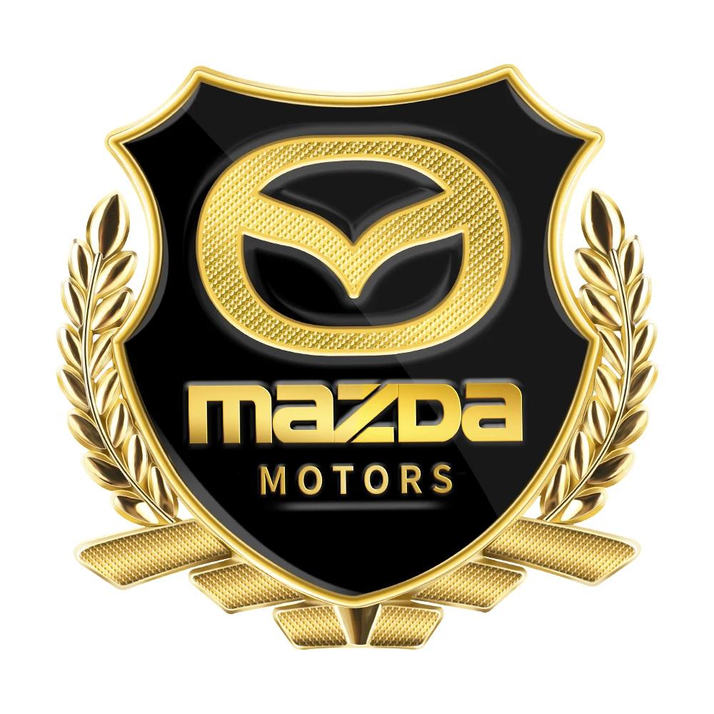 2025 Горячий 3D Металлический Значок Крылья Наклейка Деколь на Боковую Маркерную Ленту Окно Багажник Автомобиля Для Mazda 3 5 2 Axela CX-5 CX-3 CX-9 Atenza Demio RX7 M