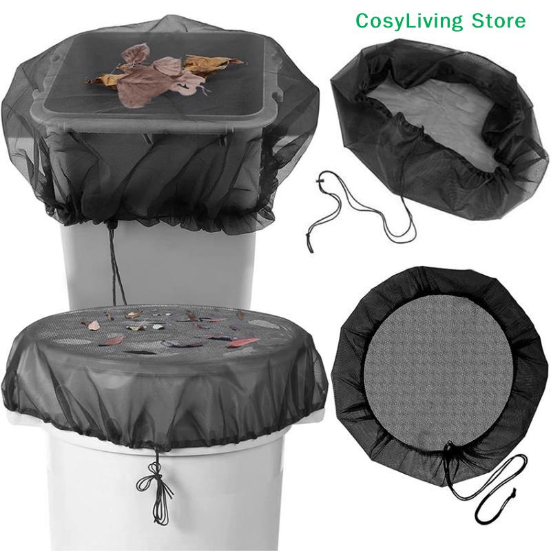 Anti-fall Leaves Filter Net Water Protection Tools 30-120cm Mesh Cover Netting For Rain Barrel Water Collection Bucket Raindrop