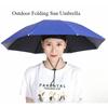 1pc/ 2pcs Drooping Fishing Hat Umbrella, Adult Hat Umbrella, Head-wearing Umbrella Men and Women Outdoor Folding Sun Umbrella