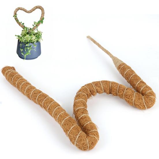 Plant Climbing Stick Bendable Handmade Breathable Non-shedding Firm Plant Growth DIY Moss Pole Plant Support Stake Garden Supplies