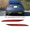 Car Rear Bumper Brake Light SHell For Tesla Model X 2015 2016 2017 2018    Tail Turn Signal Reflector Fog Lamp