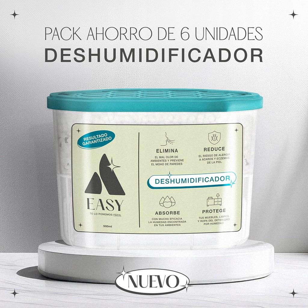 6X Set Moisture Absorber for Home Car Wardrobe Easy 500ml