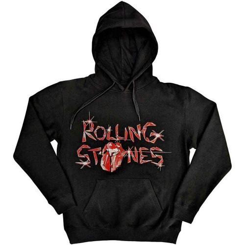 The Rolling Stones Унисекс Худи для взрослых с логотипом Hackney Diamonds из стекла
