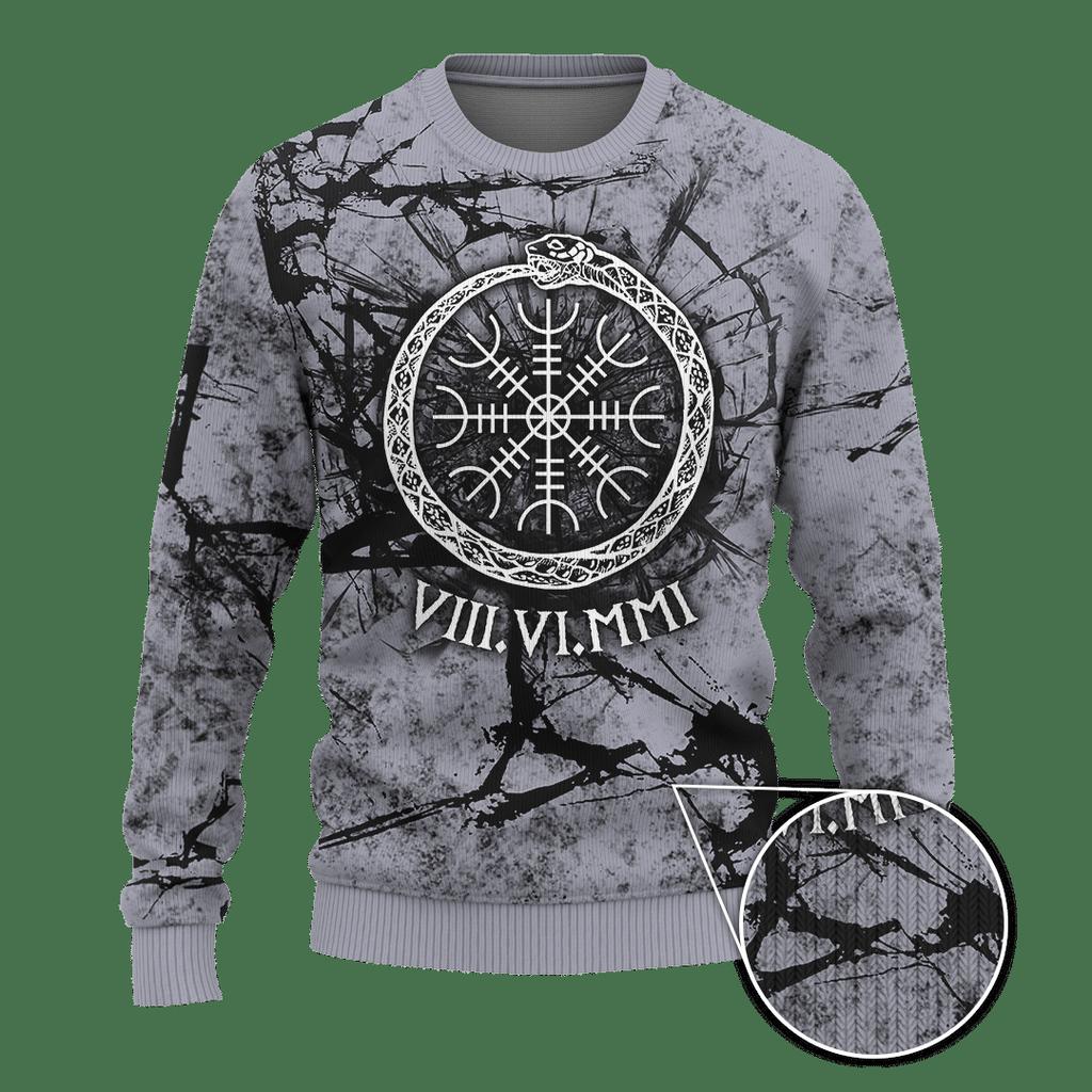 Men's Long-sleeved Sweatshirt Comfortable Round Neck Pullover Top Base Shirt 3D Digital Printed Sweatshirt