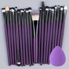 20Pcs Makeup Brushes Set for Eye Shadow Foundation Powder Eyeliner Eyelash Cosmetict for Face Make Up Brush Tools